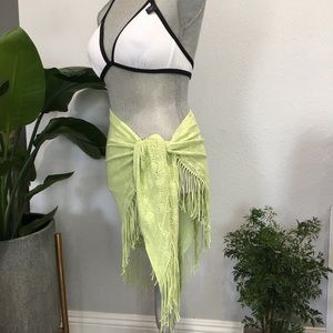 Lime Green Swimwear Coverup ( NEVER WORN!)